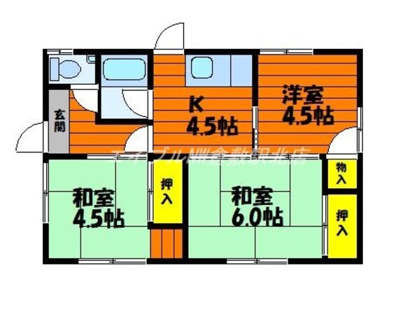 吉岡住宅（吉岡借家）の物件間取画像